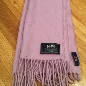 COACH cashmere scarf